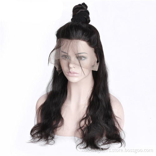 Wholesale European Human Hair Frontal Wigs,Virgin Hair Transparent Lace Front Wigs For Black Women